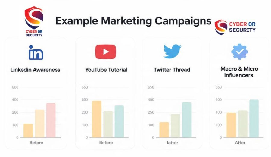 Cybersecurity Influencer Agency Examples of marketing Campaigns