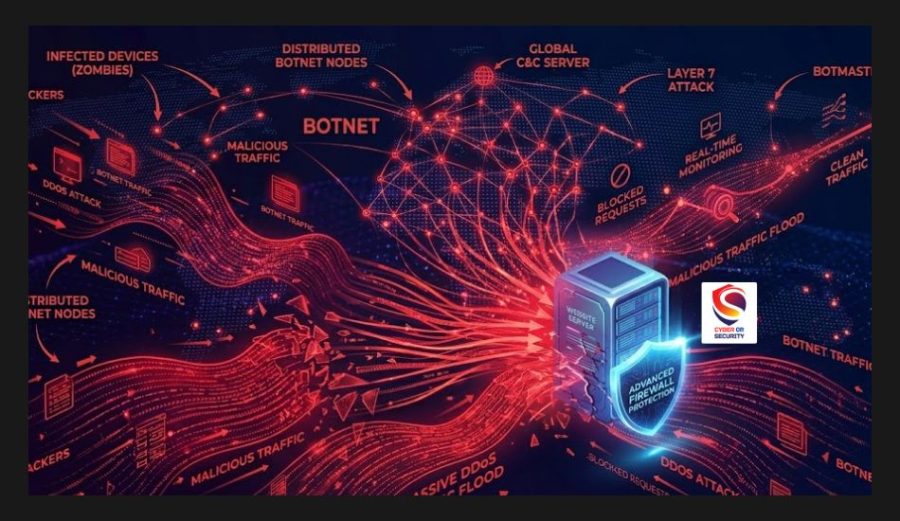 DDoS Protection Botnet Attack Visualization