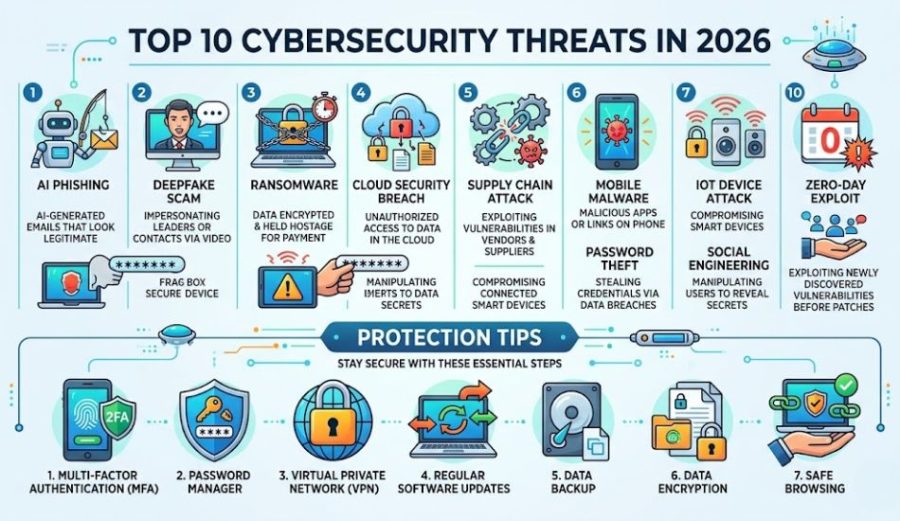 Cybersecurity Threats 2026 Attacks and Tips
