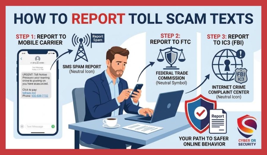 Toll Road Text Scam How Report It